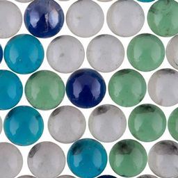 Blumentag GLM-01/16 МАРБЛС камни стеклянные d. 16 мм 6 х 340 г 10 г №05 ассорти