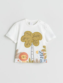 Bask?l? Erkek Bebek Ti??rt