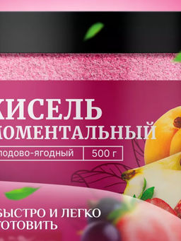 Кисель моментальный плодово-ягодный 500г - Айдиго фото 3