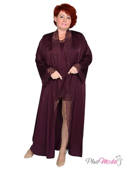 Халат Модель №1594 размеры 44-84 - Plusmoda фото 2