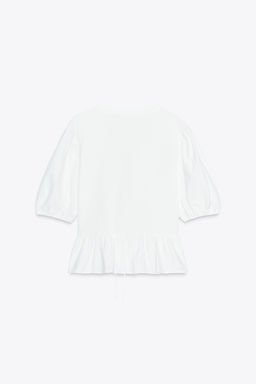 RIBBON TRIM TOP - Zara фото 4