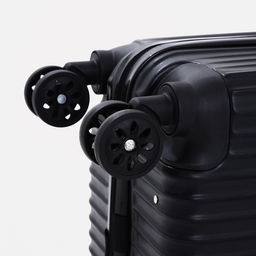 Чемодан малый 20, отдел на молнии, кодовый замок, цвет чёрный - Simaland фото 8