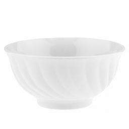 Салатник фарфоровый "Алый мак" 700мл, д15,5см, h7,5см, форма "Голубая роза" (Россия)