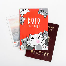 Обложка на паспорт ПВХ Котопаспорт