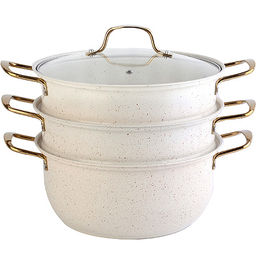 31253 Мантоварка 30 см 3-х ярусная MB (х6) - Mayer&boch фото 3