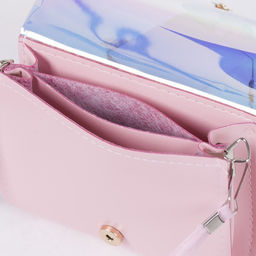 Сумка детская Зайка в юбочке на клапане, цвет сиреневый - NAZAMOK KIDS фото 5