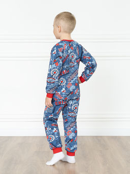 Пижама детская красная принт