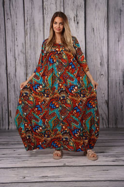 ПЛАТЬЕ ТЮЛЬПАН ЦВЕТНОЕ