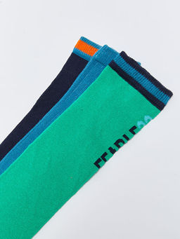 Desenli Erkek ?ocuk Soket ?orap 3l? - Waikiki фото 3