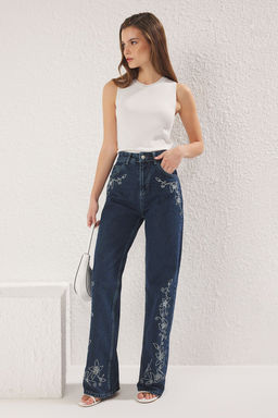 Mavi Nak?sl? Yuksek Bel Wide Leg Jeans TWOSS25JE00188