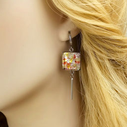 Серьги из муранского стекла FLAMENCO LS3316