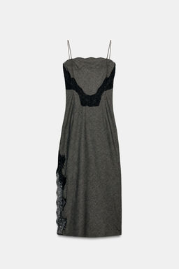 ZW COLLECTION LIMITED EDITION LACE WOOL DRESS - Zara фото 8