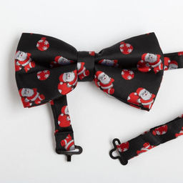 Набор мужской KAFTAN подтяжки и галстук-бабочка Крутой Санта  фото 6