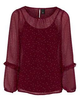 Топ и блузка, бордовая - Ashley brooke фото 2