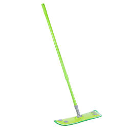 Швабра с насадкой из микрофибры на липучках, рукоятка металл окраш., телескоп, 444-275