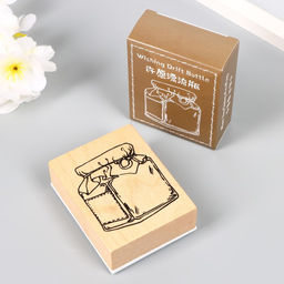 Печать дерево, резина «Для заготовок», 7×5.5 см