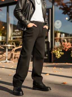 Джинсы-багги утеплённые для мальчиков