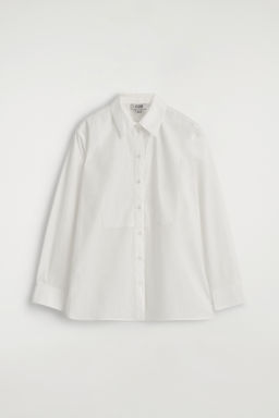 CAMISA DE ALGOD?N PIMA CON CUELLO COMBINADO