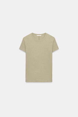 CAMISETA MANGA CORTA ALGOD?N / Vis?n - Zara фото 5