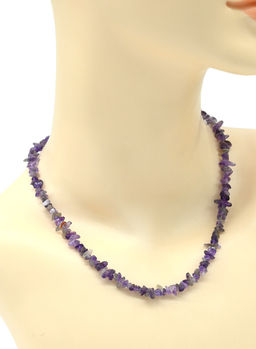 Бусы из аметиста крошка, 44см