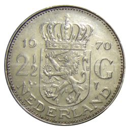 2.5 гульдена 1970 года Нидерланды