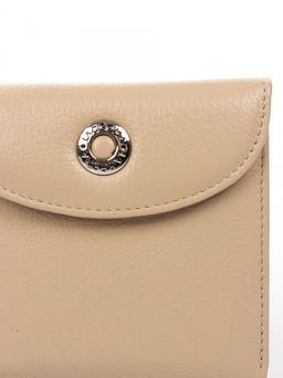 LACCOMA кошелек LA-2075-бежевый натуральная кожа  фото 3