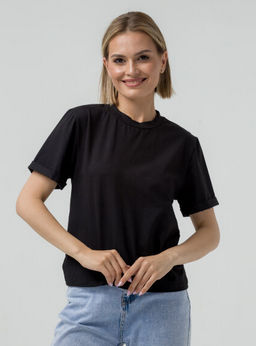 291 Футболка базовая, черный - Knitka wear фото 10