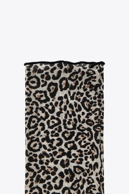ANIMAL PRINT ANKLE SOCKS
