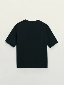 Футболка с люрексом и разрезами / Zarina