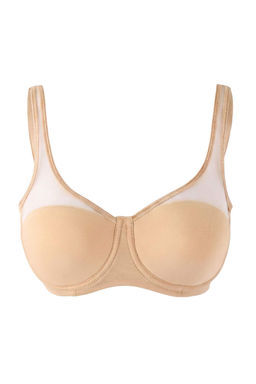 Ten Tekli Tul Balenli Duz Dikme Kap Balconette Sutyen THMAW26SU00026