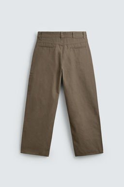 PANTAL?N CHINO BAGGY FIT PLIEGUES / Beige - Zara фото 8