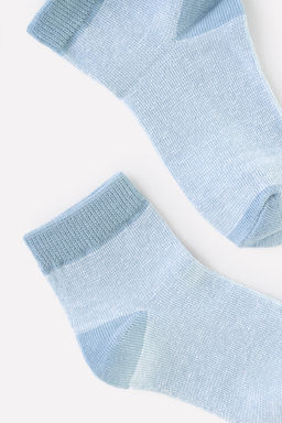 CROCKID СТОК! Носки. Цвет: серо-голубой, полоска фото 3