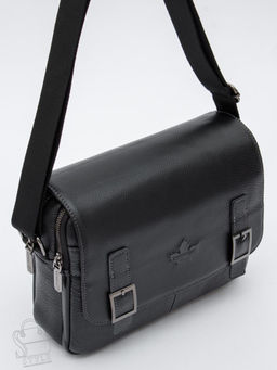 Портфель мужской кожаный 6997-1Z black Zinimsk