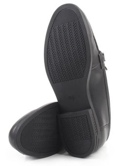 06-DEB33-1 BLACK Туфли женские (натуральная кожа)