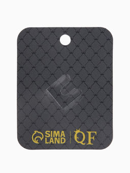 Зажим для кардигана "Ажур", веер, цвет белый в золоте