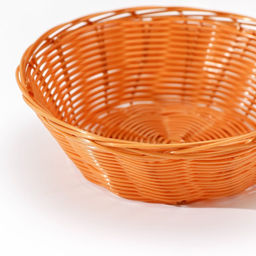 Корзинка для фруктов и хлеба Доляна Капучино, 207 см, пластик, плетёная, коричневая  фото 3