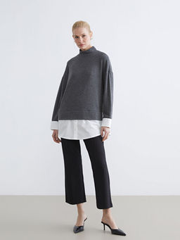 Soft Touch Oversize Kad?n Sweatshirt Tunik