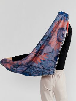 Яркая, креативная, двусторонняя косынка ручной работы - Tantino фото 2