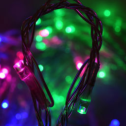 Электрогирлянда "Водопад" 1,5 * 2м., цветная