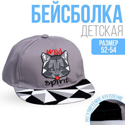 Кепка детская для мальчика Wild spirit, р-р. 52-54 см