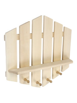 Полка - вешалка "Рассвет" 5 крючков 52х50х5 см