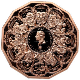 Монета 20 центов 2024 года Самоа Архангел Самуил