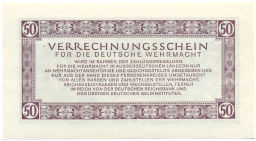 Банкнота 50 рейхсмарок 1944 года Германия (Вооруженные силы Германии)