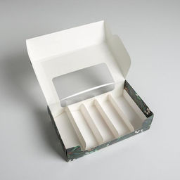 Цена за 4 шт. Коробка для эклеров с вкладышами - 5 шт. «Special for you», 25.2×15×7 см