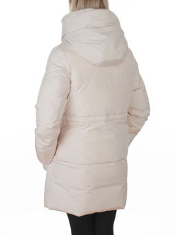 8379 LT. BEIGE Куртка зимняя женская (200 гр. холлофайбер)