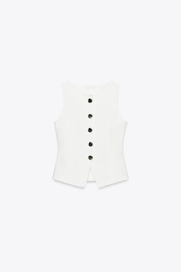 BUTTONED WAISTCOAT TOP