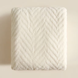 Плед «Этель» Soft, 130×170 см, 100% акрил, белый