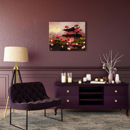 ФРЕЯ PNB/PLDD-182 Набор для раскрашивания по номерам ( со светодиодами ) 50 х 40 см День цветения сакуры