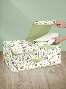 VAL HC-BOX-L2 Короб стеллажный 2-х секционный, 50*30*20 см, HERBARIUM CLOVER, шт