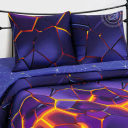 Постельное белье Мерцание (поплин DE LUXE) Евро/Пододеяльник: 1 шт. - 215*200; Простыня: 1 шт. - 215*240; Наволочка: 2 шт. - 70*70; DE LUXE - Артпостель фото 2